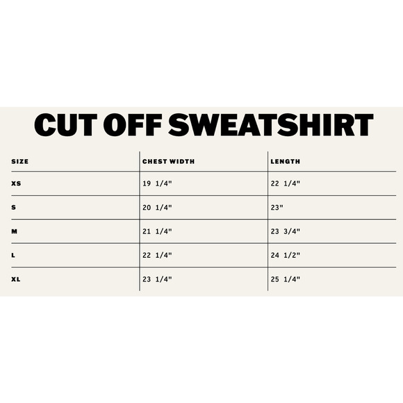 Copied - DAYDREAMER Heart Cutoff Sweatshirt in Dirty White S - Picture 12 of 12